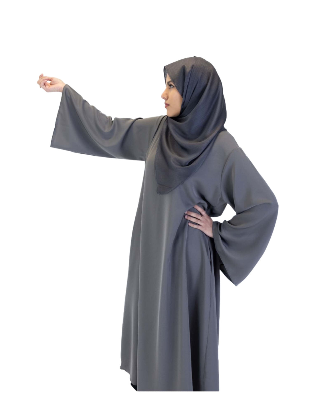 Wide Sleeve Belted Abaya