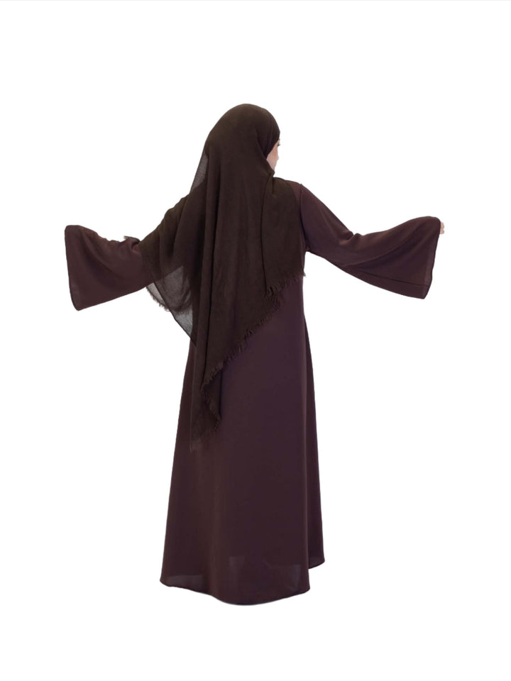 Wide Sleeve Belted Abaya