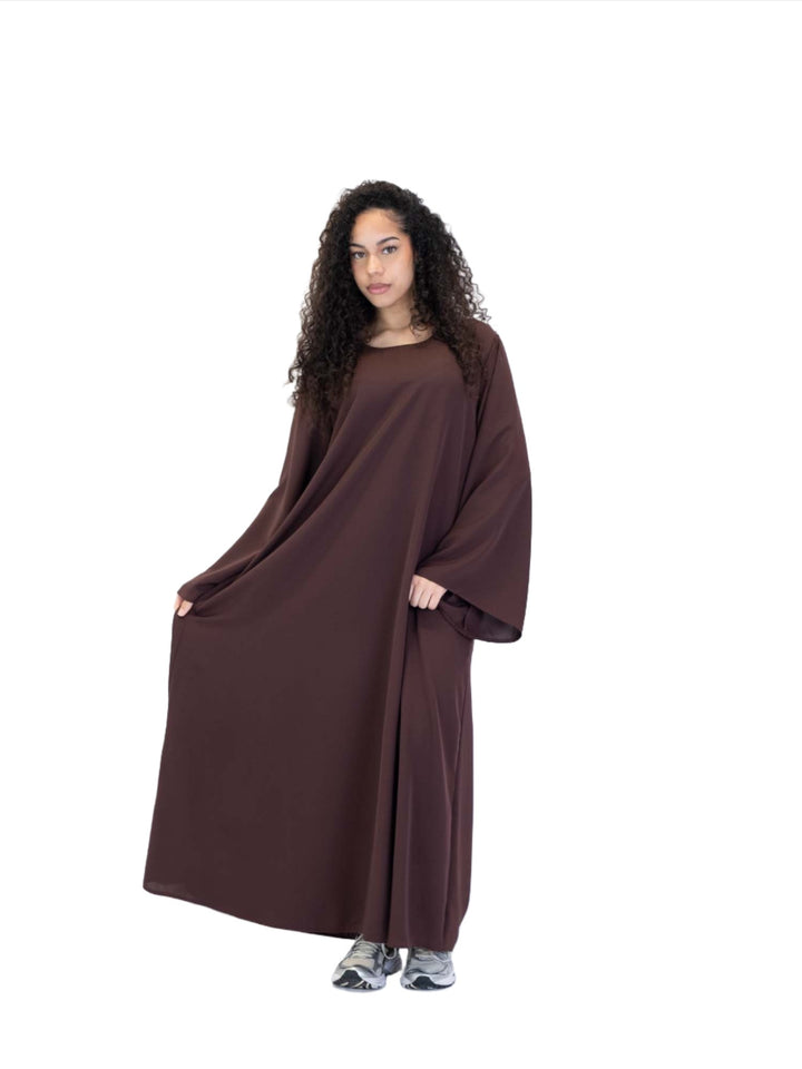 Wide Sleeve Belted Abaya