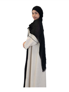 Linen Open Abaya - Islamic Impressions