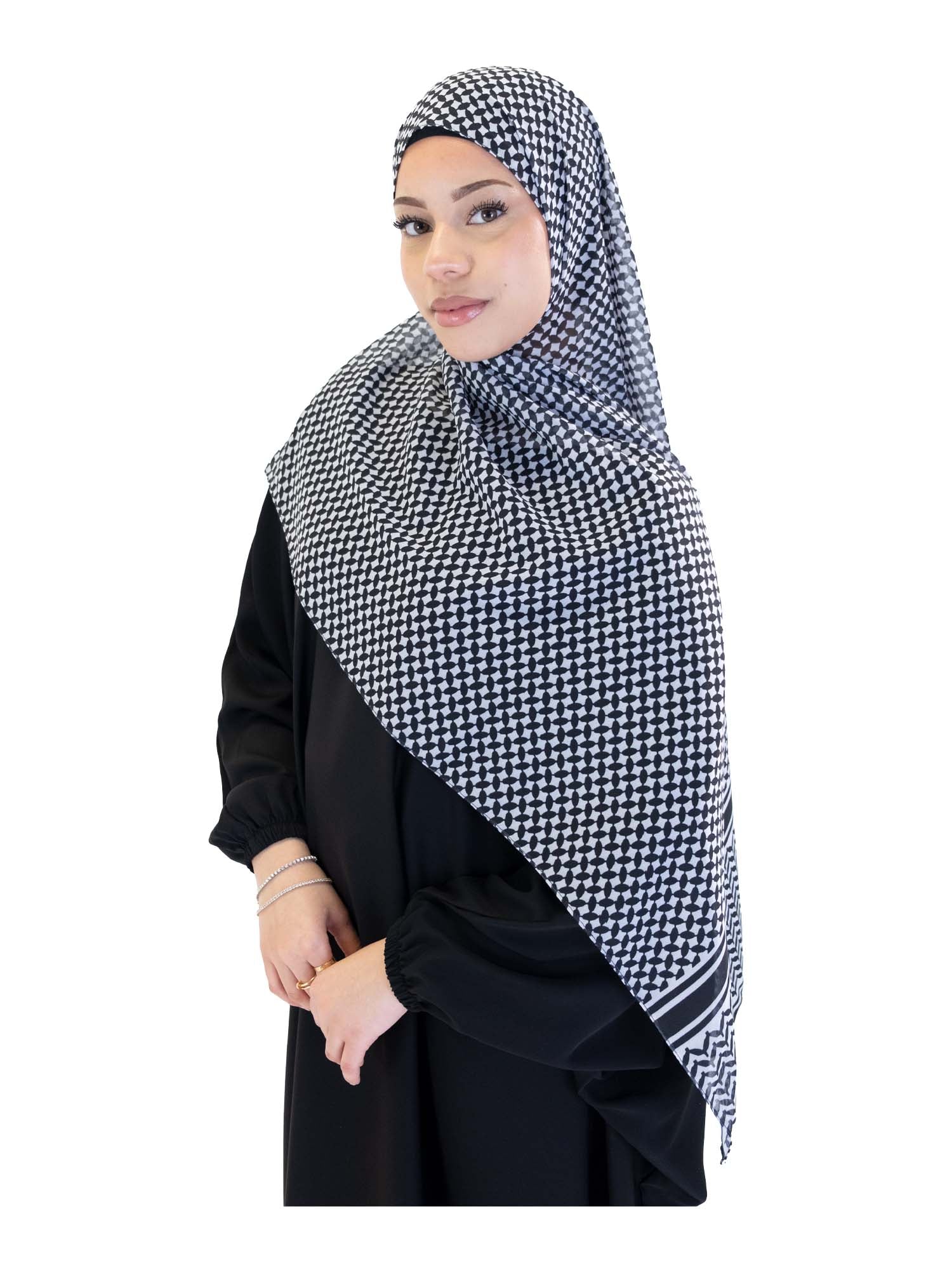 Women's Keffiyeh Style Scarf - Islamic Impressions