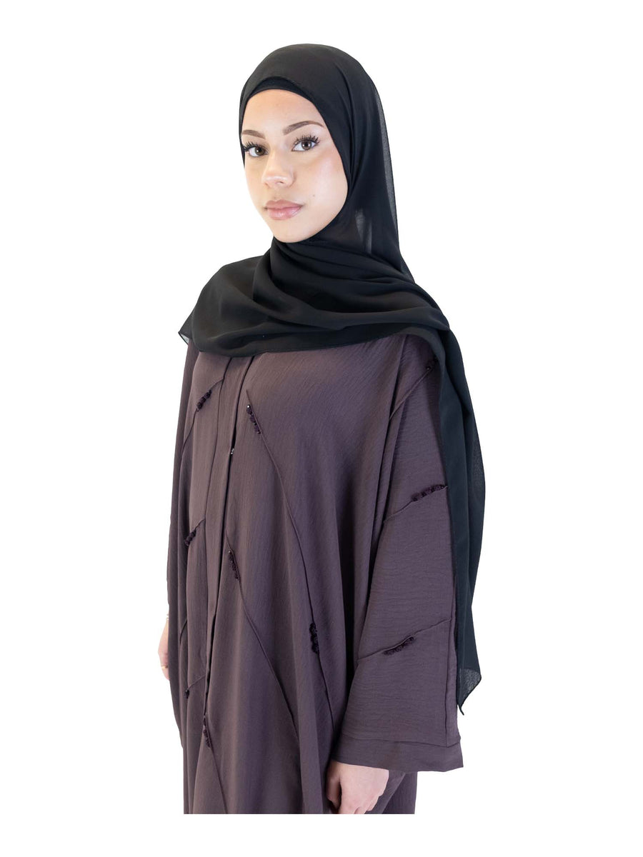 Plain chiffon scarf