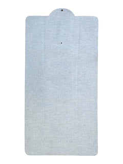 Fabric backing of the faux-leather travel prayer mat