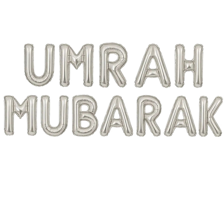 Umrah Mubarak Foil Balloons