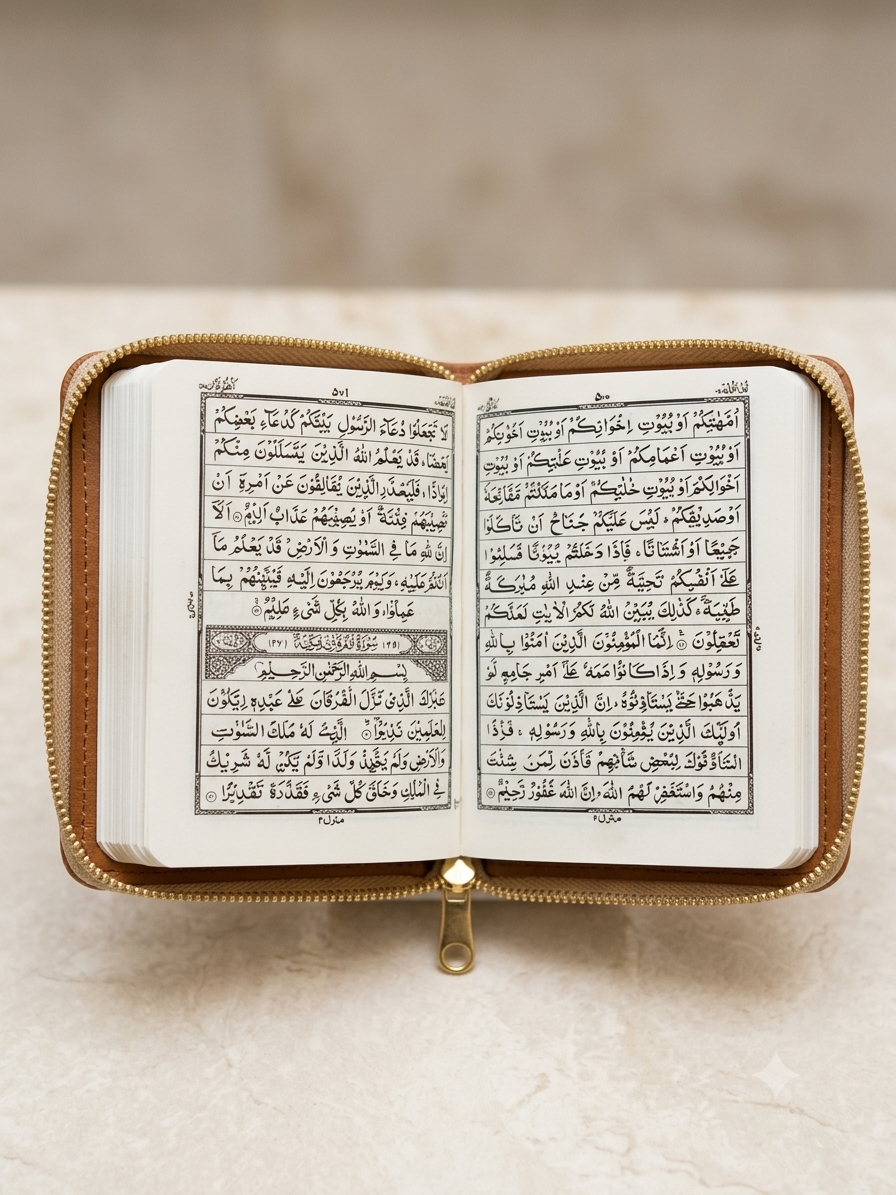 Gold Zip Quran 19 - Indo Pak (Small)