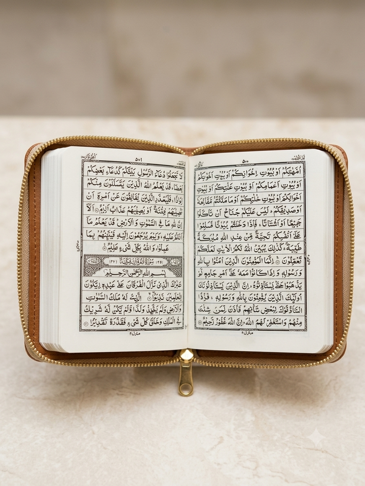 Gold Zip Quran 19 - Indo Pak (Small)
