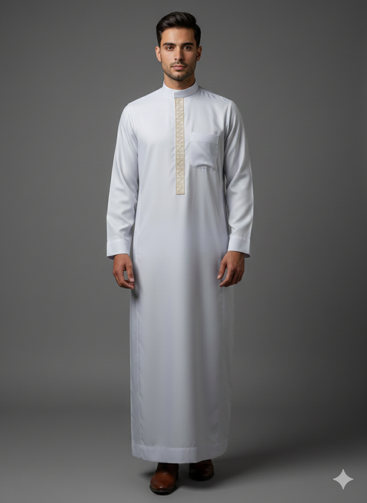 Islamic Impressions Andalus Collared Thobe - Islamic Impressions