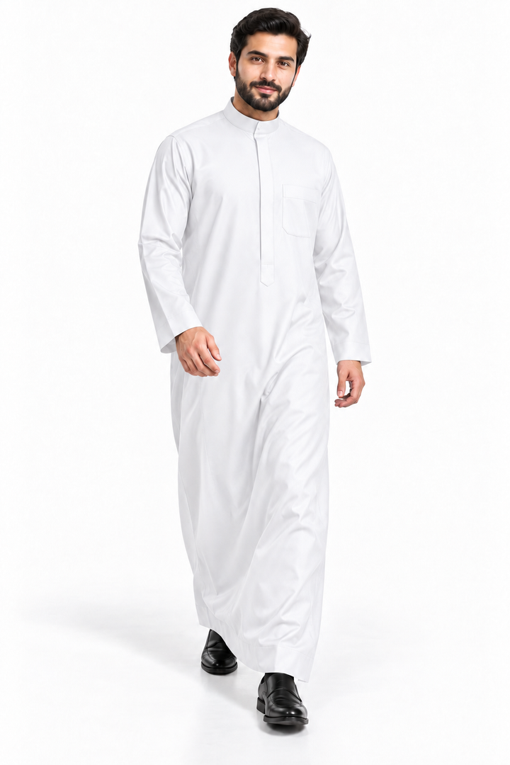 Islamic Impressions Collared Zip Thobe - Islamic Impressions
