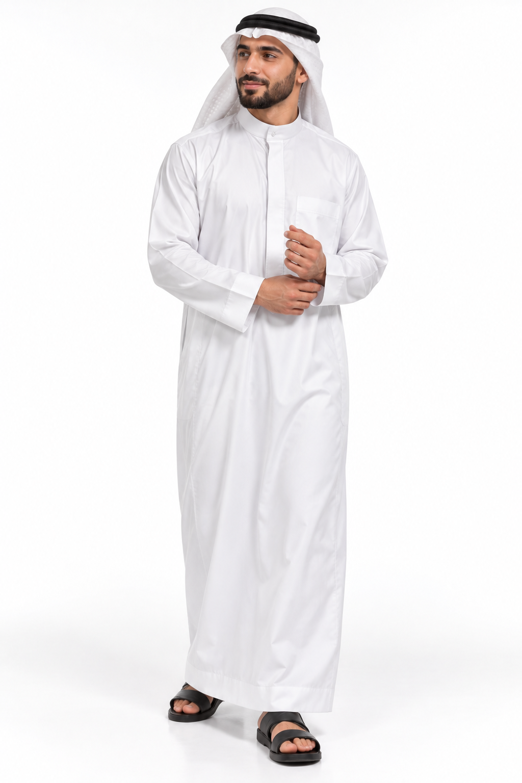 Islamic Impressions Collared Zip Thobe - Islamic Impressions