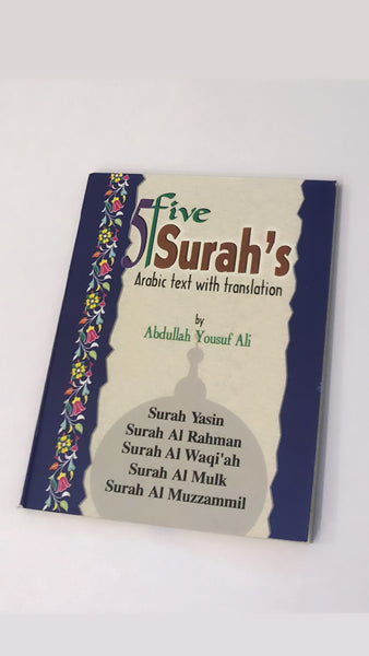 Five Surah's Arabic text with translation (pocket)