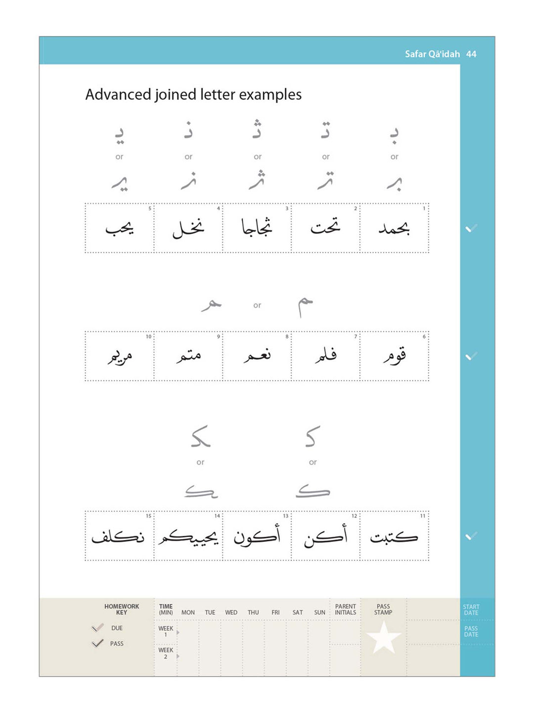 Complete Qaidah - Madinah Script - Safar Learn To Read Series (Paperback)