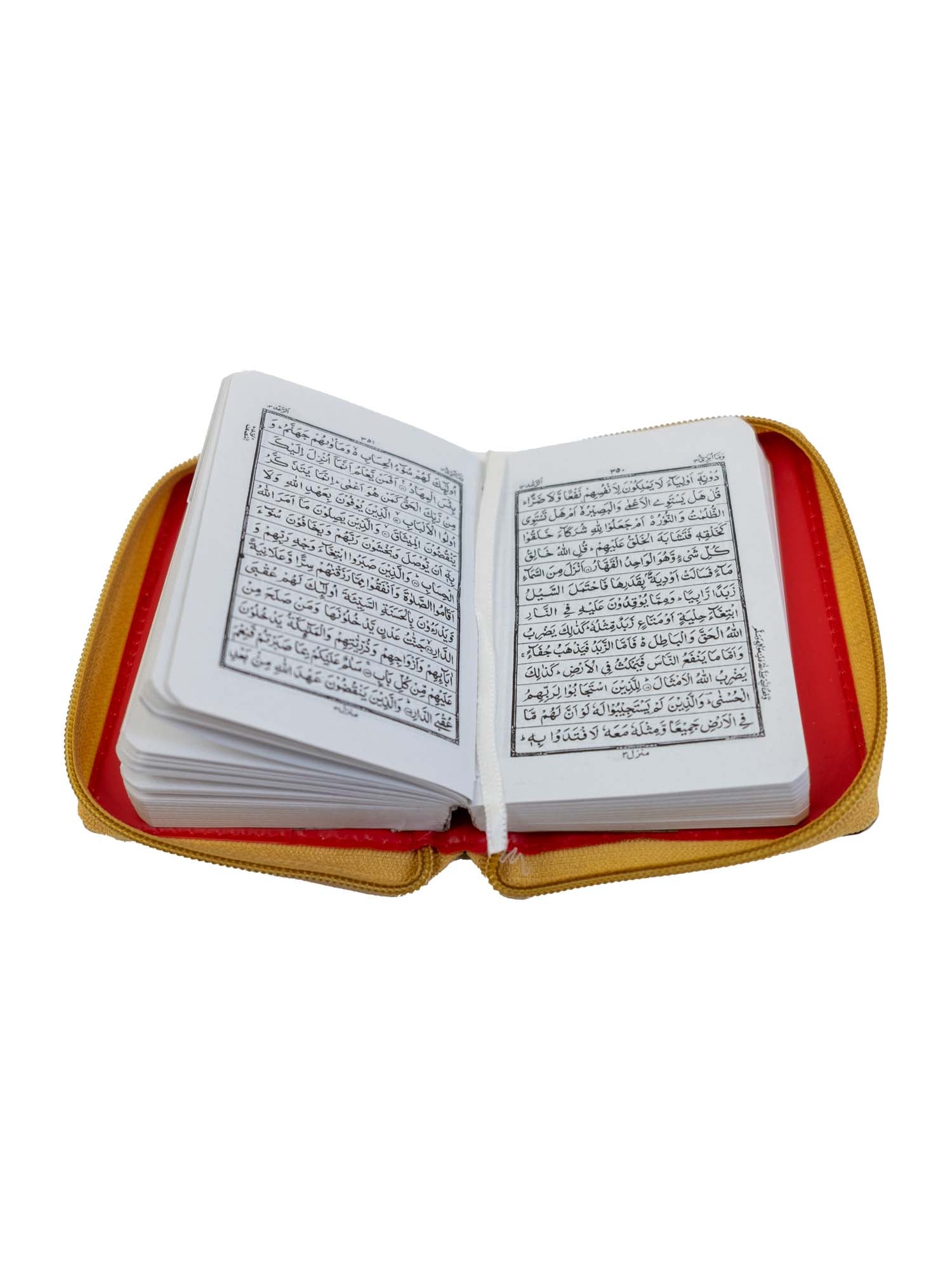 Gold Zip Quran 139 - 13 Line Indo Pak (Small) - Islamic Impressions