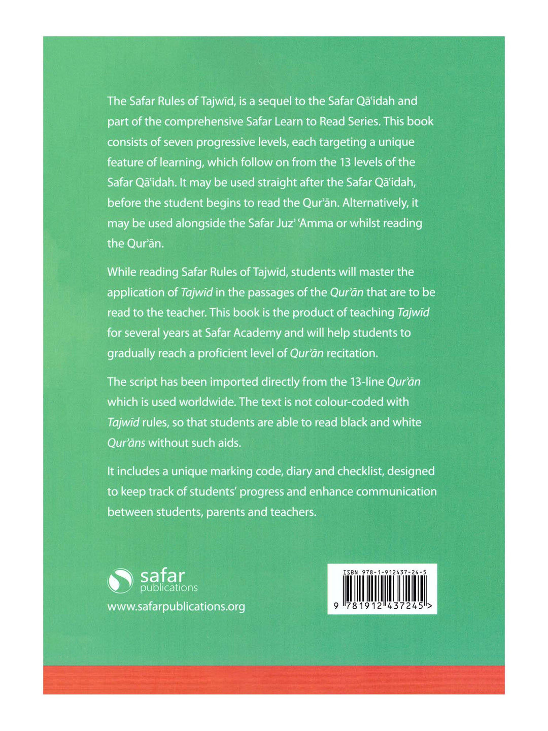 Rules of Tajwid – Safar Learn to Read Series (Paperback)