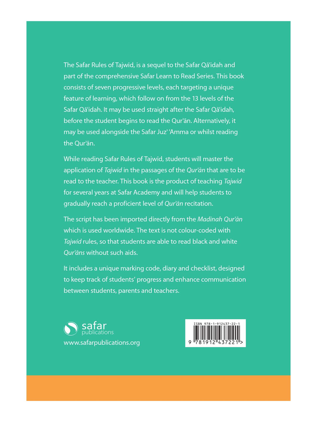 Rules of Tajwid (Madinah Script) – Safar Learn to Read Series - Islamic Impressions
