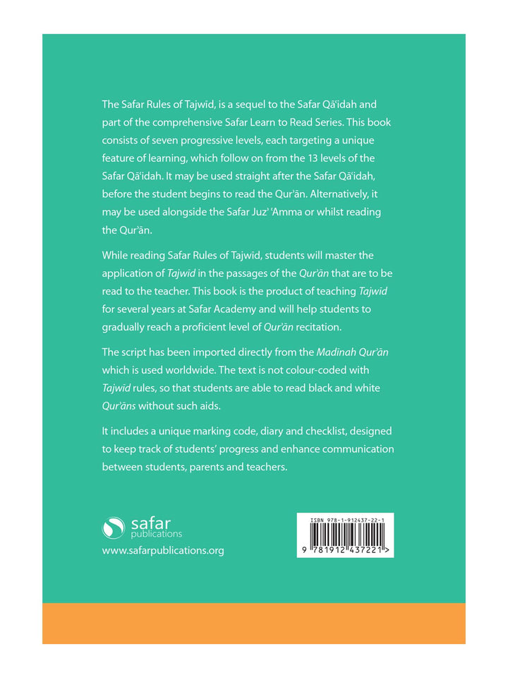 Rules of Tajwid (Madinah Script) – Safar Learn to Read Series - Islamic Impressions