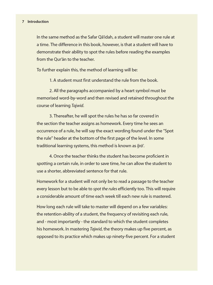 Rules of Tajwid (Madinah Script) – Safar Learn to Read Series - Islamic Impressions