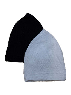 Boy's Prayer Hat white back view