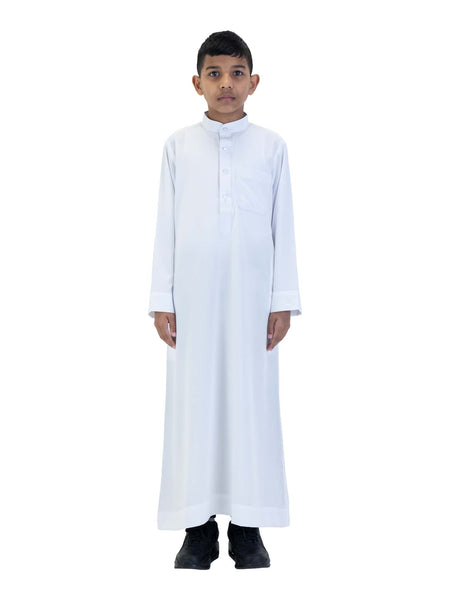 Islamic Impressions Boy's Collared Thobe - Full Sleeve