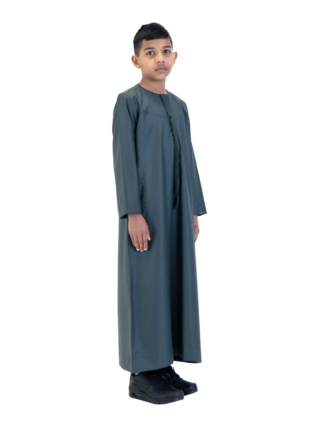 Islamic Impressions Boy's Omani Thobe With Tassel - Long Sleeve