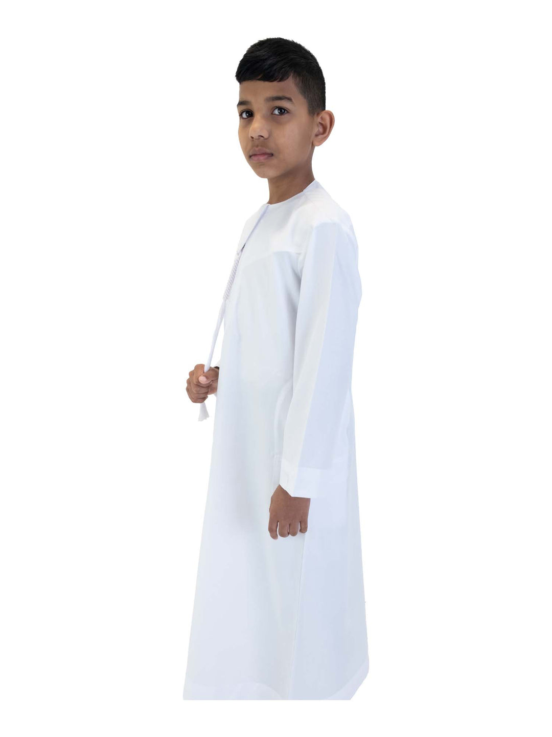 Islamic Impressions Boy's Omani Thobe With Tassel - Long Sleeve