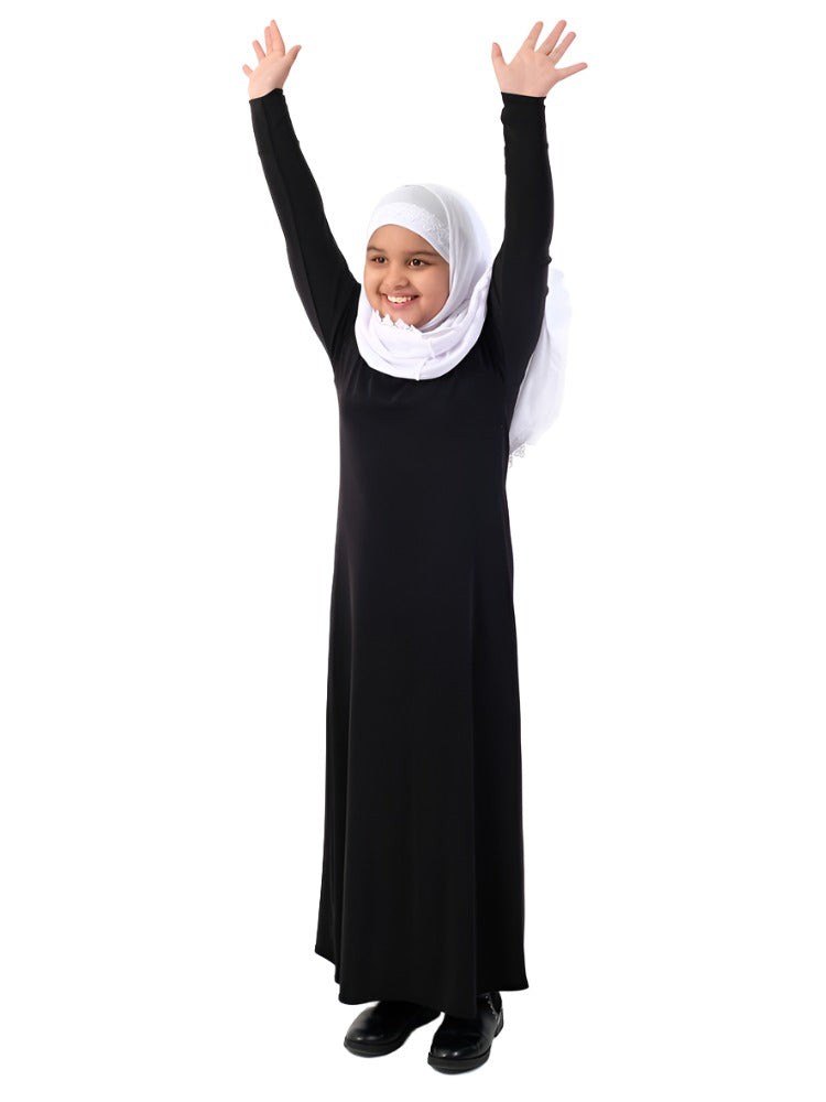 Girls Everyday Abaya - Stretchy Material - Islamic Impressions