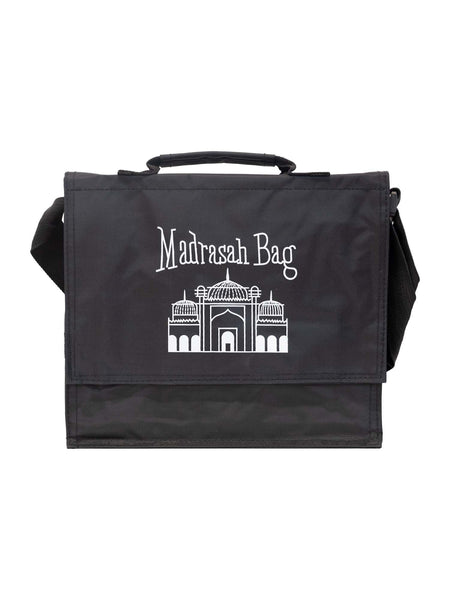 Children's Madrassah Bag - Black - Printed