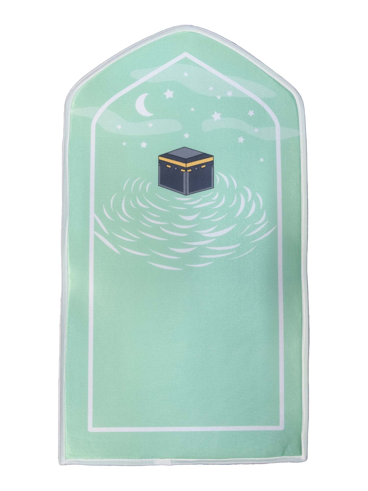 Children's Kaaba Design Sponge Prayer Mat - Islamic Impressions
