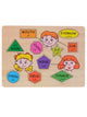 Children's Wood Puzzle - Parts of the Face
