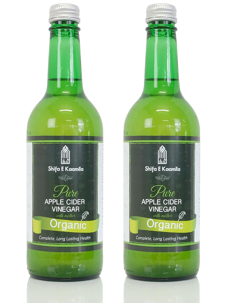 Organic Apple Cider Vinegar - Shifa E Kaamila - 500ml (Pack of 2) - Islamic Impressions