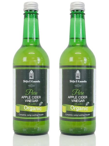 Organic Apple Cider Vinegar - Shifa E Kaamila - 500ml (Pack of 2) - Islamic Impressions