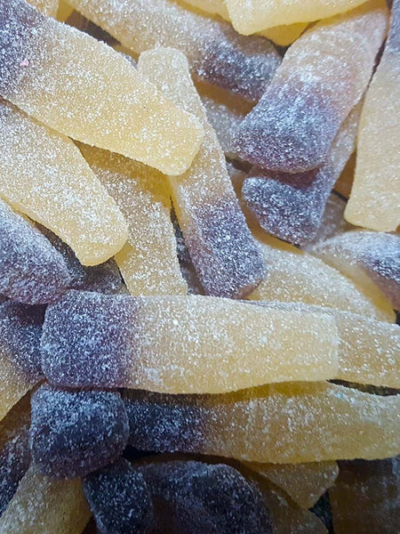 Large Fizzy Cola Bottles Sweets - Heavenly Delights - 5p - 120 pieces Tub - Islamic Impressions