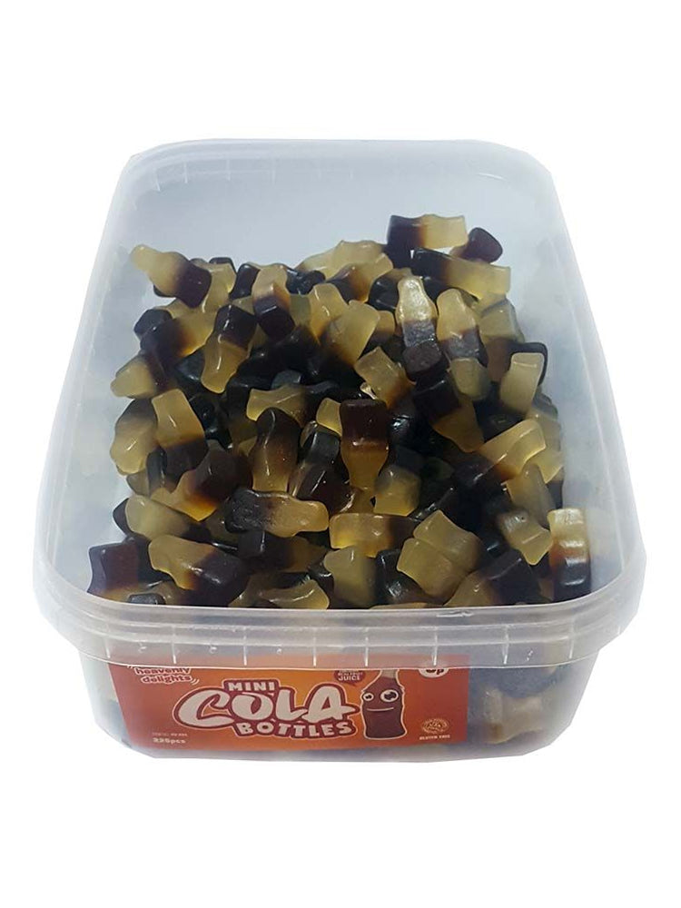 Mini Cola Bottles Sweets - Heavenly Delights - 3p - 225 pieces Tub - Islamic Impressions