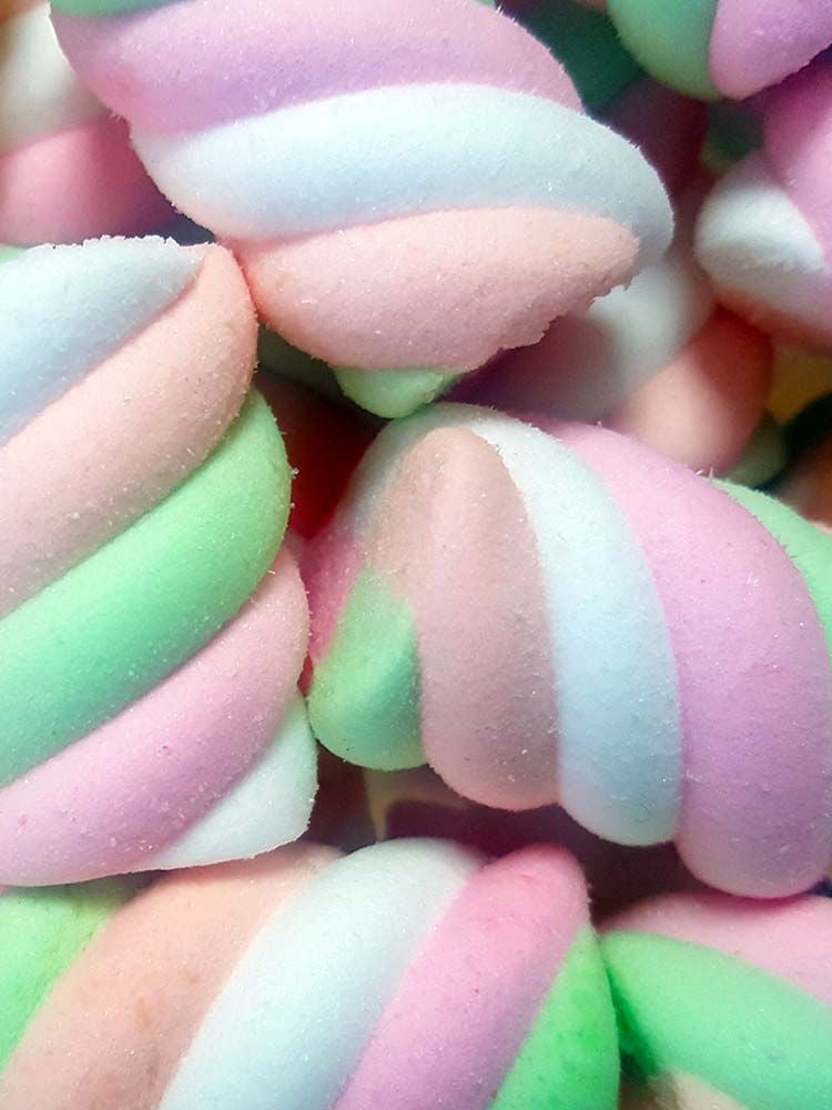 Twisted Mallows Marshmallow Sweets - Heavenly Delights - 140g Bag - Islamic Impressions