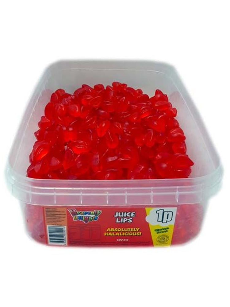 Juicy Lips Sweets - Heavenly Delights - 1p - 600 pieces Tub - Islamic Impressions
