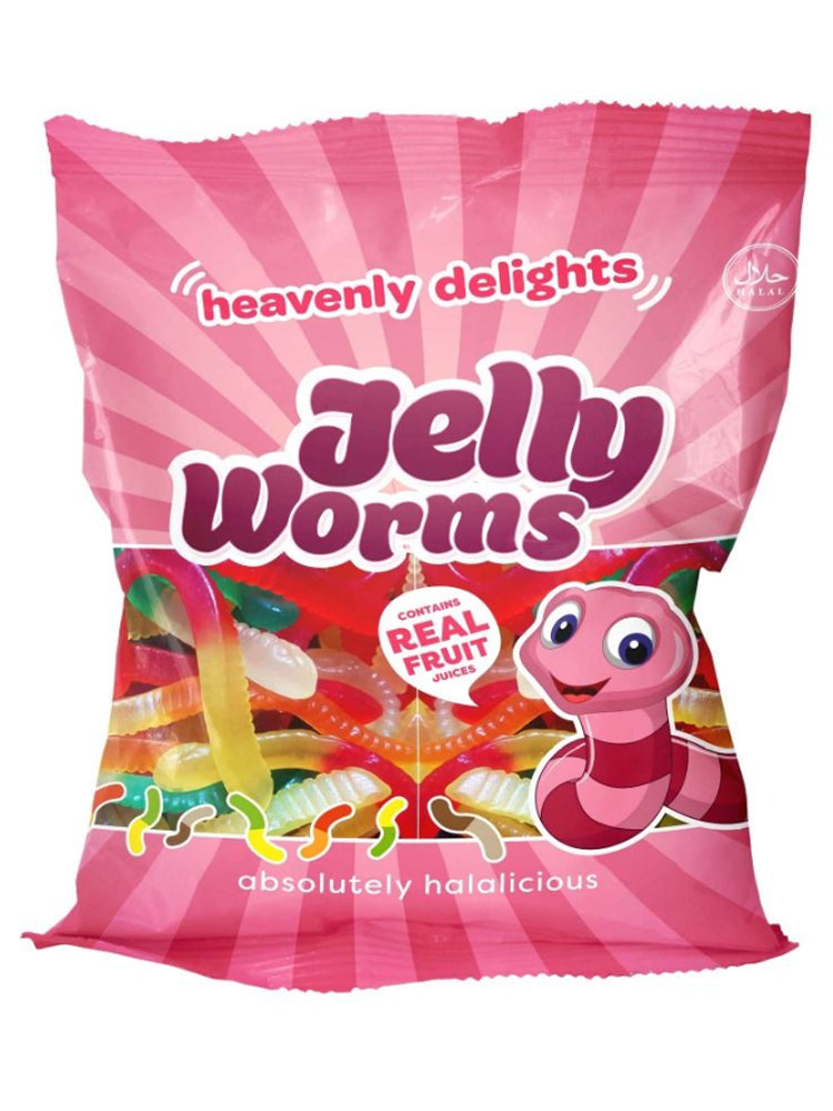 Jelly Worms - Heavenly Delights - 80g Bag - Islamic Impressions