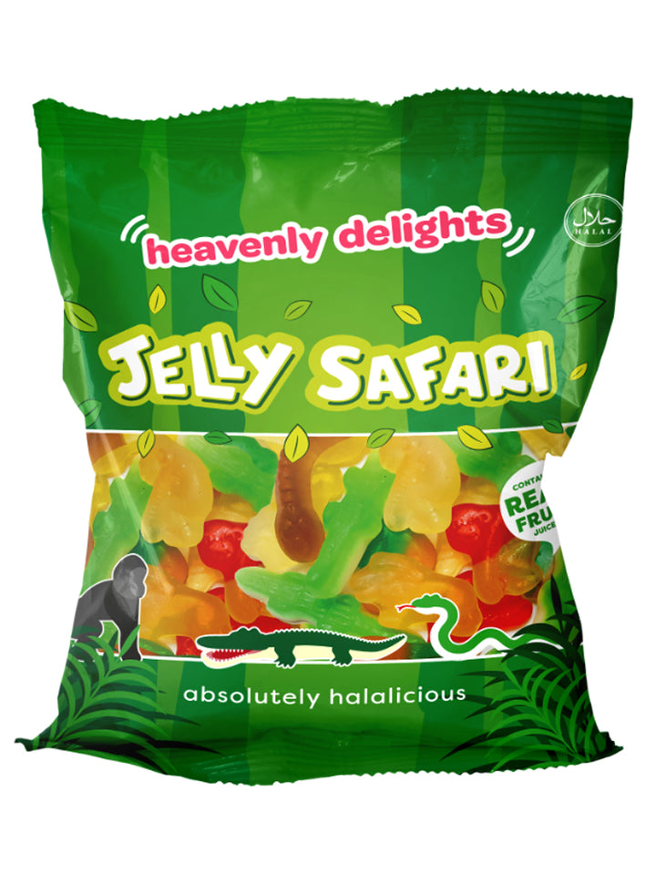 Jelly Safari - 70g Bag - Heavenly Delights - front pack image