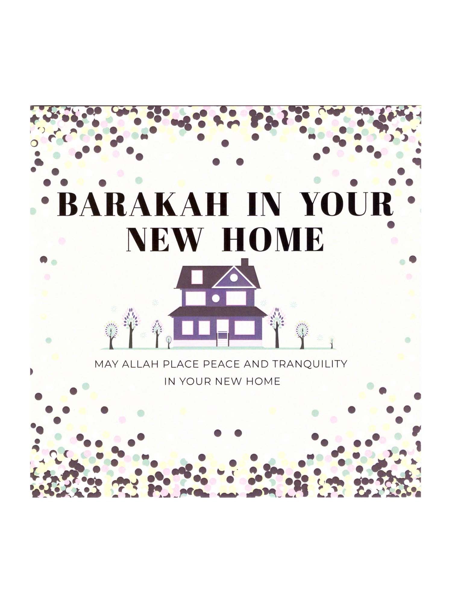 Greeting Card - Barakah In Your New Home - Islamic Impressions