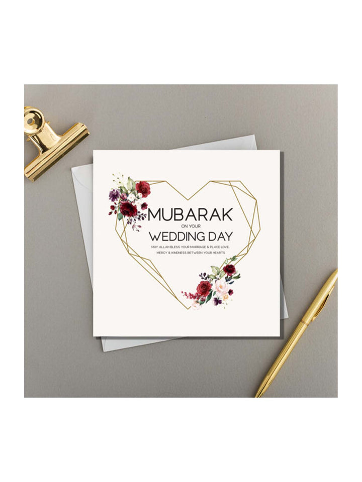Greeting Card - Mubarak On Your Wedding Day