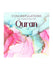 Greeting Card - Congratulations on Completing the Quran - Pink and Light Blue Design