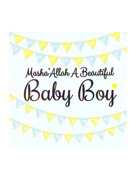 Greeting Card - Masha'Allah A Beautiful Baby Boy