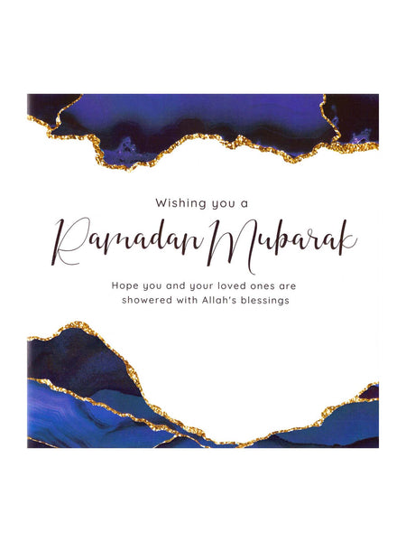 Greeting Card - Ramadan Mubarak (Blue)