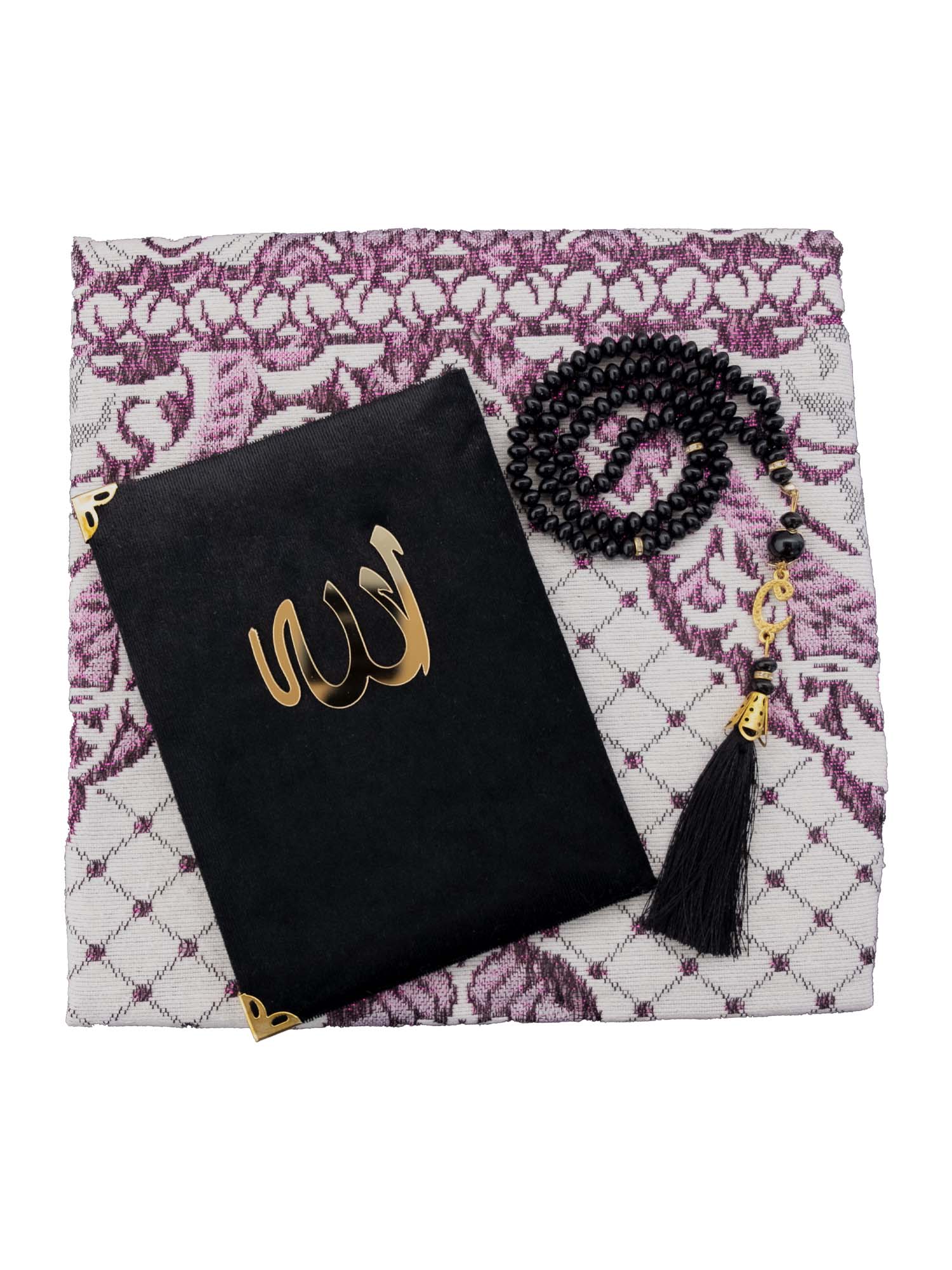 Gift Set - Mat/Tasbeeh/Five Surahs (1936) - Islamic Impressions