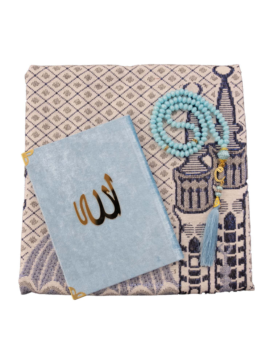 Gift Set - Mat/Tasbeeh/Five Surahs (1936)