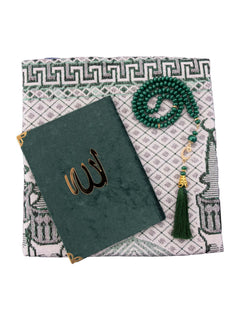 Gift Set - Mat/Tasbeeh/Five Surahs (1936) - Islamic Impressions