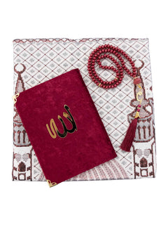 Gift Set - Mat/Tasbeeh/Five Surahs (1936) - Islamic Impressions