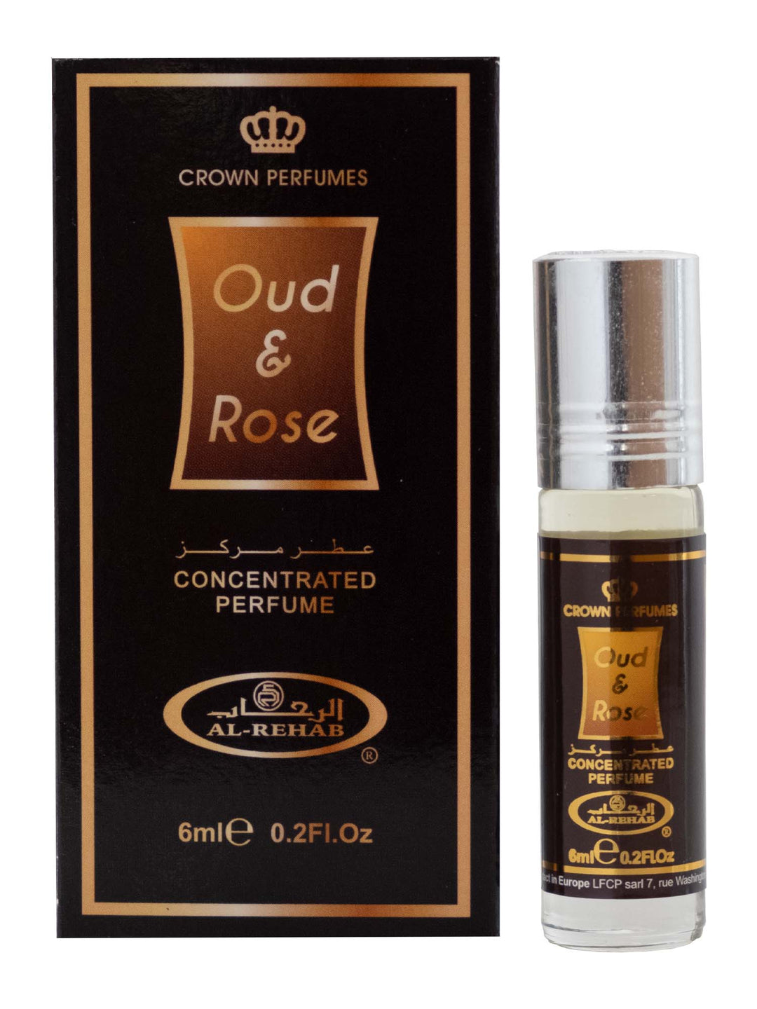 Oud & Rose By Al-Rehab - 6ml Roll On