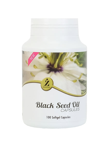 Black Seed Oil Capsules - ZamZam - 100 Caps - Islamic Impressions