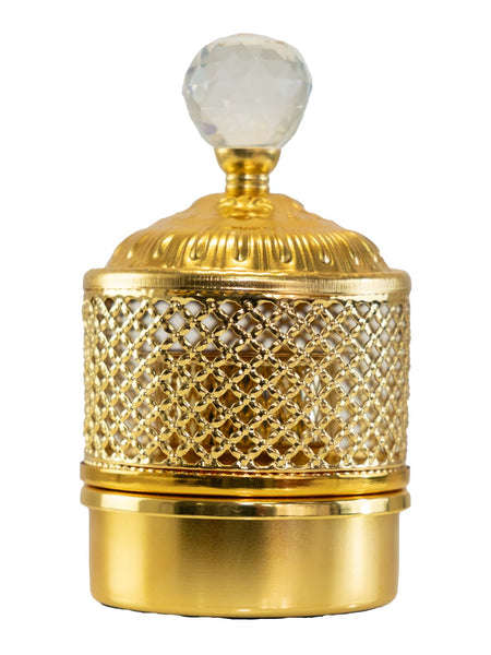 Bakhoor Burner - Caged Design with Crystal Top