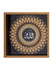99 Names of Allah Frame - Brown Circular Design