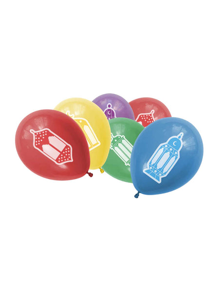 Balloons - Multicolour- 'Eid Mubarak' - Pack of 10